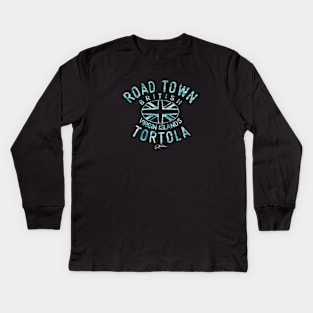 Road Town, Tortola, British Virgin Islands Kids Long Sleeve T-Shirt